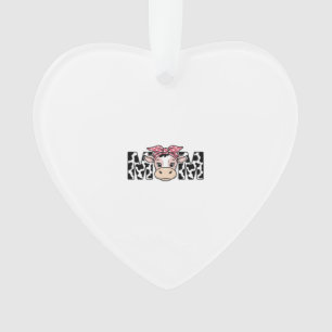 Schattige Koe Moeder Boog Grafisch Ontwerp_1 Ornament
