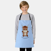 Schattige Koe Schort (Gedragen)