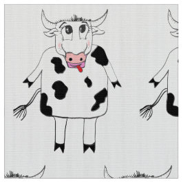 schattige koe stof
