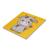 Schattige koe tegeltje (Zijkant)