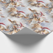 Schattige Koeien Waterverf Schetskunst Cadeaupapier (Hoek)