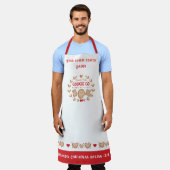 Schattige koekje bakken familie kerst Schort (Gedragen)