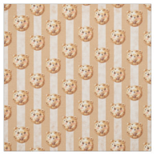 Schattige koekje-chip teddybeer en streep stof