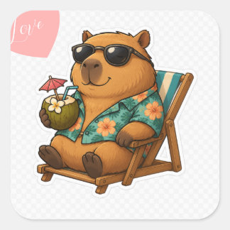 Schattige Koele Kikker op Eenwieler Sticker | Grap
