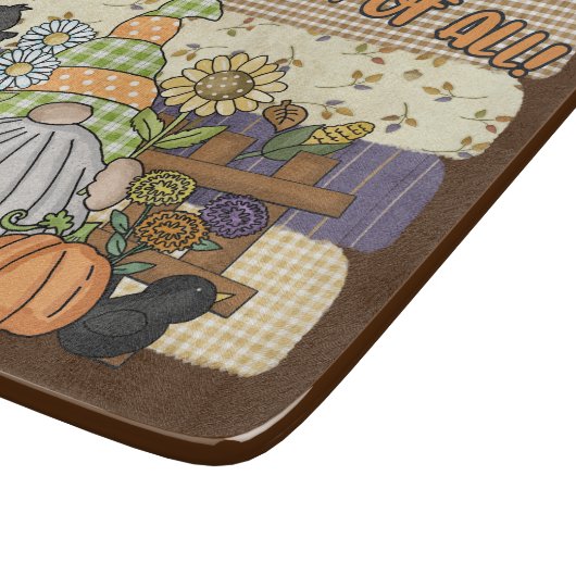 schattige koepelliefde Herfst seizoensgebonden Snijplank (Hoek)