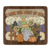 schattige koepelliefde Herfst seizoensgebonden Snijplank (Voorkant)