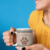 Schattige koffie Mok met mopshond