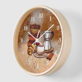 schattige koffiebar decor Grote klok (Hoek)