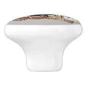 schattige koffiebar keramische knop (Zijkant)