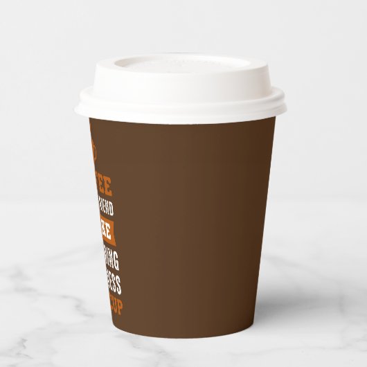 schattige koffiebar papieren bekers (Links)