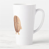Schattige koffieboon latte mok (Rechts)