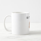Schattige koffieboon maar eerst koffie koffiemok (Links)