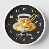 schattige koffietijd voeg tekst toe (Voorkant)