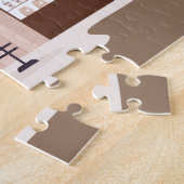 schattige koffiewinkel houdt van puzzel  (Zijkant)