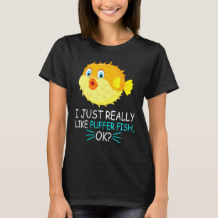 Schattige Kogelvis Ik Vind Kogelvissen Echt Leuk O T-shirt