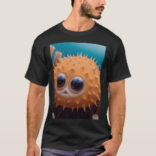 Schattige Kogelvis. Japanse Kogelvis Kunst T-shirt