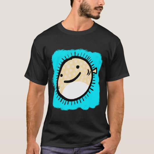 schattige kogelvis t-shirt (Voorkant)