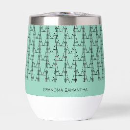 Schattige kokossilhouet