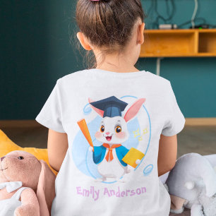 Schattige Konijn Afstuderen Cadeaus voor Kleuters T-shirt