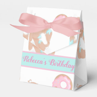 Schattige Konijn Cartoon Roze Meisjes Verjaardagsf Bedankdoosjes