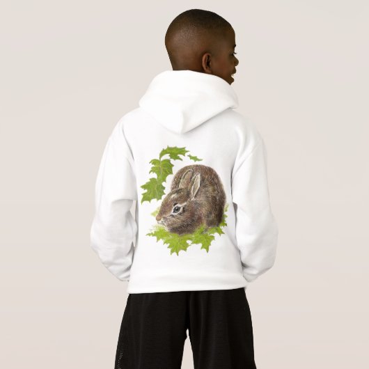 Schattige konijn, dierlijke Natuur (Achterkant volledig)