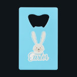 Schattige konijn Happy Easter Eggs Hunt Party Spri Creditkaart Flessenopener<br><div class="desc">Schattige konijn Happy Easter Eggs Hunt Party Spring Trendy Design Trendy Design. Paasfeest, Kinder verjaardag, paasbrunch. Schattigee Konijn Cartoon Illustratie. Prachtig cadeau en Cadeau. Home > Keuken & Dineren > Barware & Bar Gereedschap > Bar & Wine Accessoires > Flessenopeners Baby shower Trouwdag Verjaardagsfeest Jubileum Kerstlente vakantie Chinees Nieuwjaar van...</div>