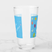 Schattige konijn Happy Easter Eggs Hunt Party Spri Glas (Links)