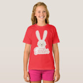 Schattige konijn Happy Easter Eggs Hunt Party Spri T-shirt (Voorkant volledig)