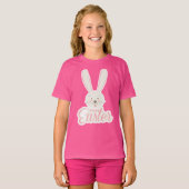 Schattige konijn Happy Easter Eggs Hunt Party Spri T-shirt (Voorkant volledig)