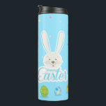 Schattige konijn Happy Easter Eggs Hunt Party Spri Thermosbeker<br><div class="desc">Schattige konijn Happy Easter Eggs Hunt Party Spring Trendy Design Trendy Design. Pasen Kinder Evenement,  Verjaardag,  Baby shower Paasbrunch Decoratie. Schattigee Konijnendieren Illustratie. Prachtig cadeau en Cadeau</div>