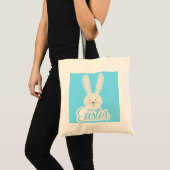 Schattige konijn Happy Easter Eggs Hunt Party Spri Tote Bag (Voorkant (product))