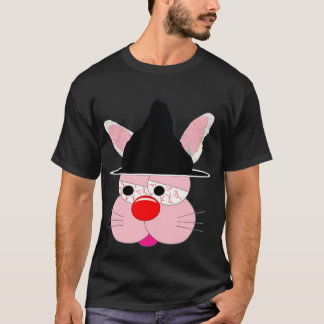 Schattige Konijn Heks Halloween - Cartoon Grafisch T-shirt