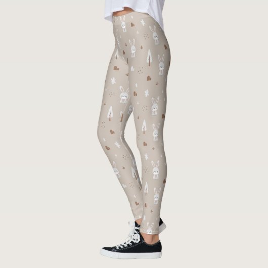 Schattige konijn Kinder Patroon Leggings (Links)