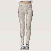 Schattige konijn Kinder Patroon Leggings (Voorkant)