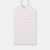 Schattige Konijn Klaslokaal & Volwassenen Valentij Cadeaulabel (Achterkant)