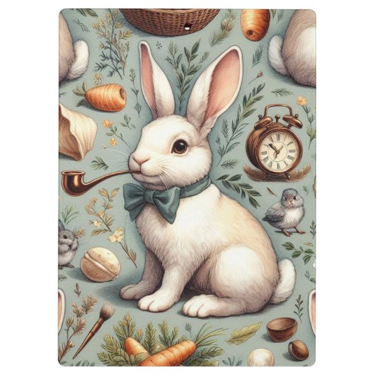 Schattige  Konijn Klembord (Achterkant)