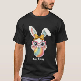 Schattige konijn konijn konijntje blaas bubbel kau t-shirt