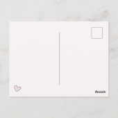 Schattige konijn met hoed - Verjaardag Briefkaart (Achterkant)