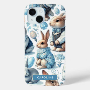 Schattige Konijn Naadloos iPhone 15 Case