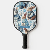 Schattige Konijn Naadloos Pickleball Paddle (Achterkant)