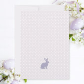 Schattige Konijn Pastelei Vorm Foto Paas Kaart