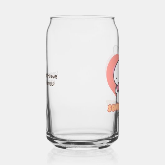 Schattige Konijn: Sommige Konijn houdt van je Blikvorm Glas (Rechts)