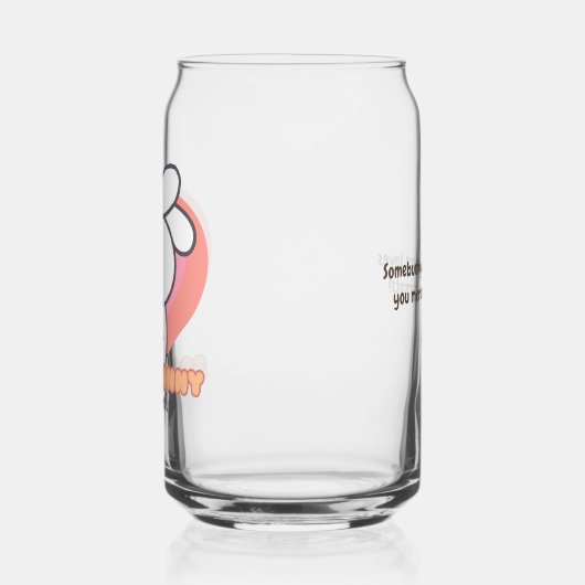 Schattige Konijn: Sommige Konijn houdt van je Blikvorm Glas (Links)