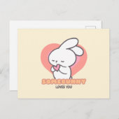 Schattige Konijn: Sommige Konijn houdt van je Briefkaart (Voorkant / Achterkant)