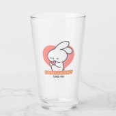 Schattige Konijn: Sommige Konijn houdt van je Glas (Voorkant)
