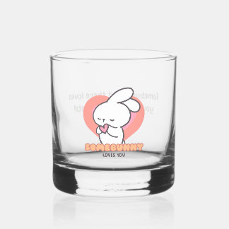 Schattige Konijn: Sommige Konijn houdt van je Whisky Glas