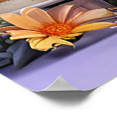 Schattige konijn viert verjaardag poster (Hoek)