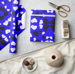 Schattige konijn winter zonnewende cadeaupapier