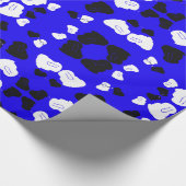 Schattige konijn winter zonnewende cadeaupapier (Hoek)