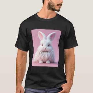 Schattige konijnenillustratie t-shirt